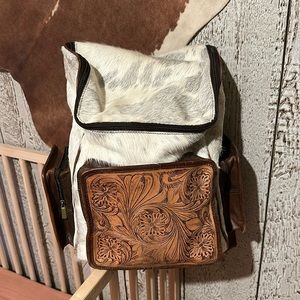 AUTHENTIC COWHIDE BACKPACK